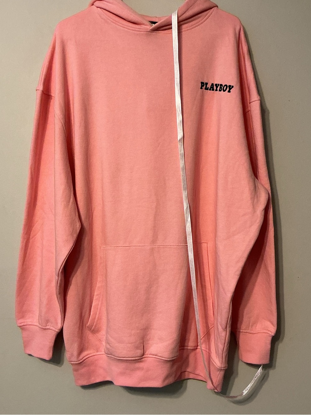 PLAYBOY X Missguided Pink Hoodie Dress